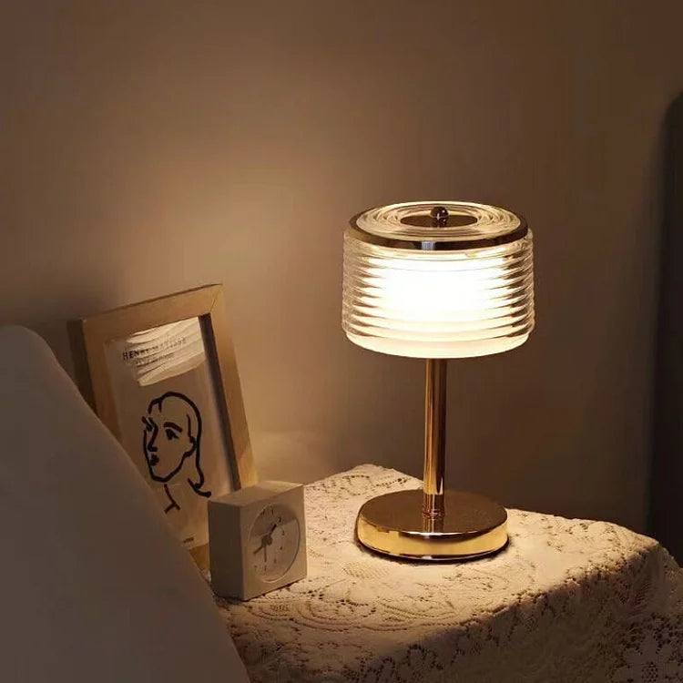 Fesara GlowRing - Contemporary Circular LED Desk Lamp