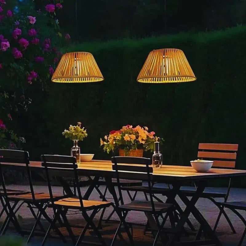 Outdoor Solar Powered String Lantern