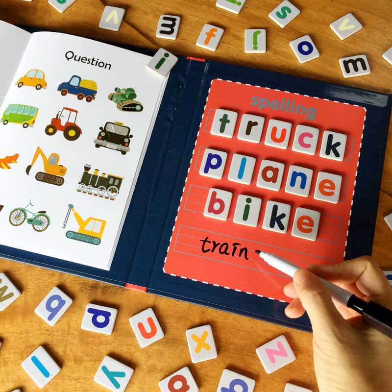 Fun Interactive Magnetic Alphabet Book for Kids