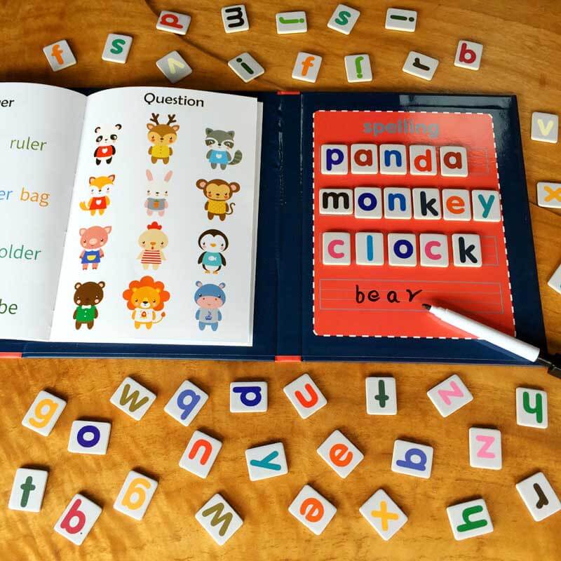 Fun Interactive Magnetic Alphabet Book for Kids