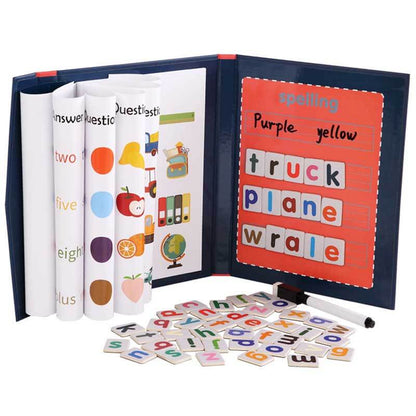 Fun Interactive Magnetic Alphabet Book for Kids - Fesara