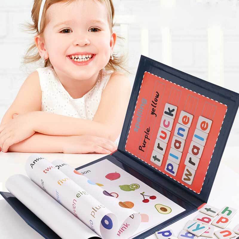 Fun Interactive Magnetic Alphabet Book for Kids
