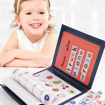 Fun Interactive Magnetic Alphabet Book for Kids