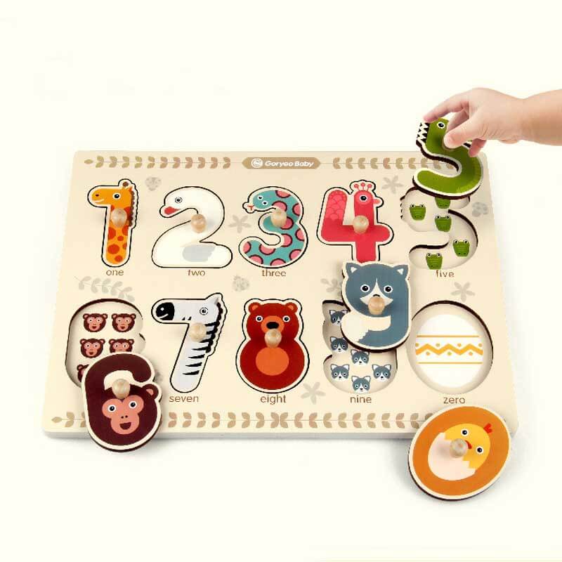Fun Animal Number Puzzle Book for Kids