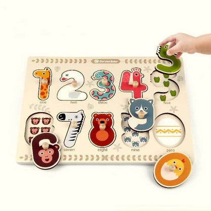 Fun Animal Number Puzzle Book for Kids