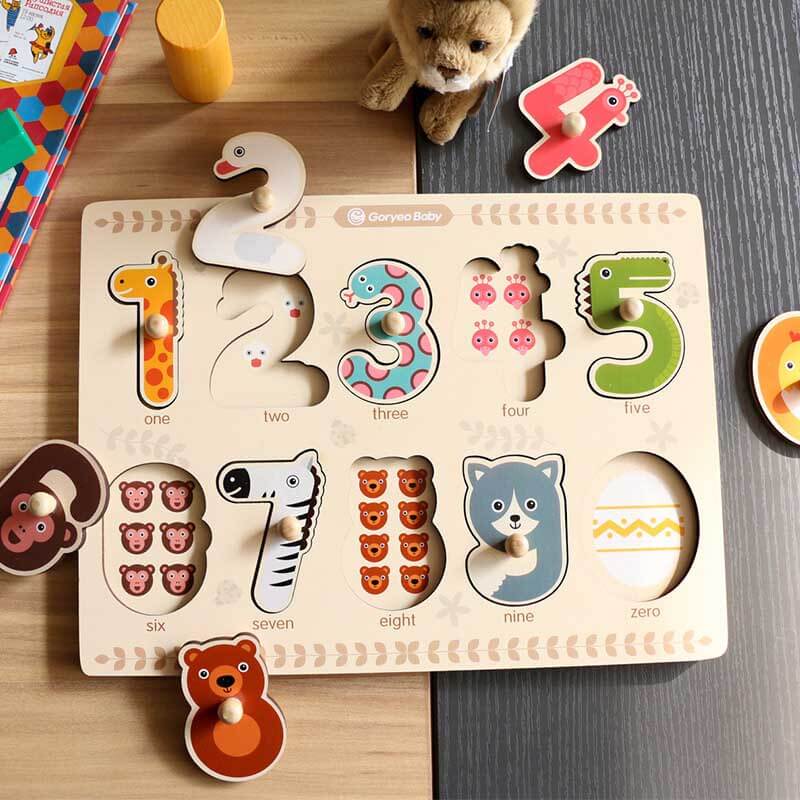 Fun Animal Number Puzzle Book for Kids