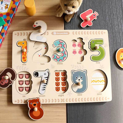 Fun Animal Number Puzzle Book for Kids