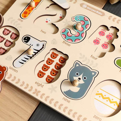 Fun Animal Number Puzzle Book for Kids