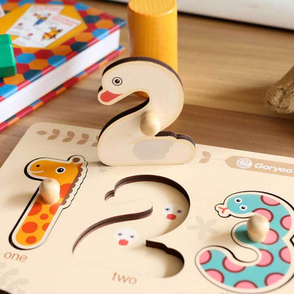 Fun Animal Number Puzzle Book for Kids