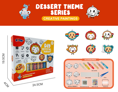 Colorful Crystal Pendant Making Kit