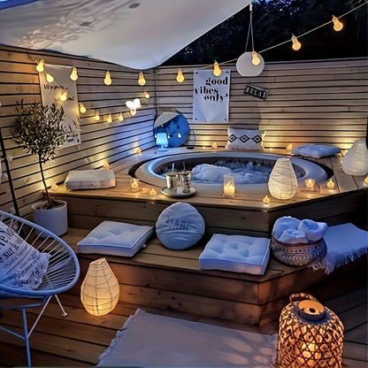 Warm White LED Tea Light Set with Remote Control