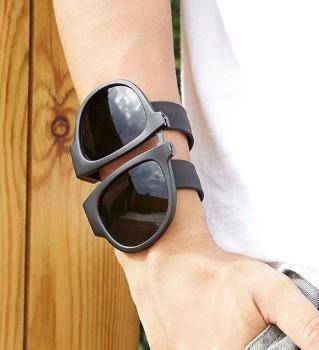 Fesara | Classic Foldable Polarized Shades - Black