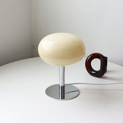 Classic Antique Circular Glass Desk Lamp