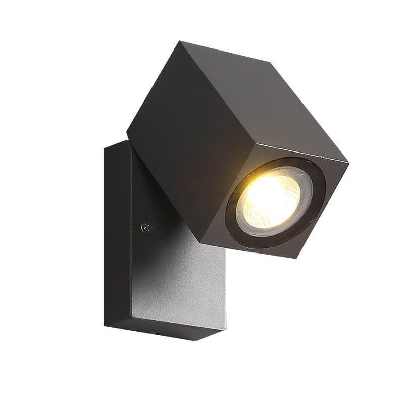 Contemporary Adjustable Outdoor LED Wall Light Fixture - Fesara