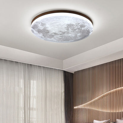 Simple Round White LED Ceiling Light Fixtures