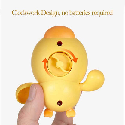 Fun Yellow Duck Bath Toy With Sprayer