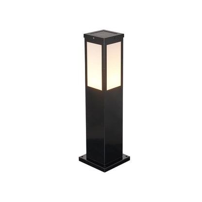 Contemporary Outdoor Solar Powered Garden Light - Fesara