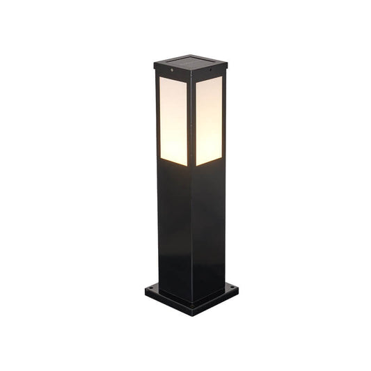 Contemporary Outdoor Solar Powered Garden Light - Fesara