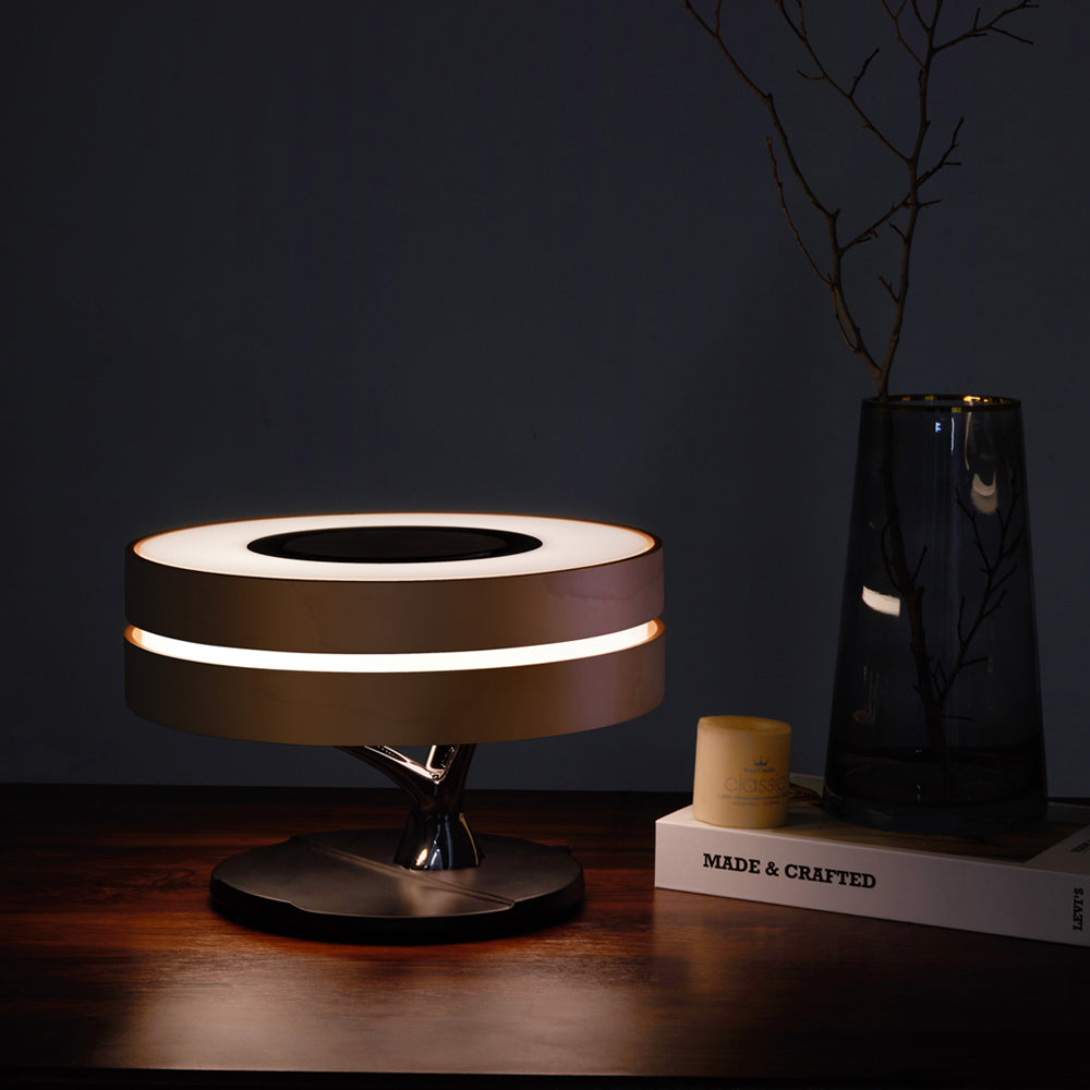 Wireless Charging Desk Lamp with Bluetooth Speaker