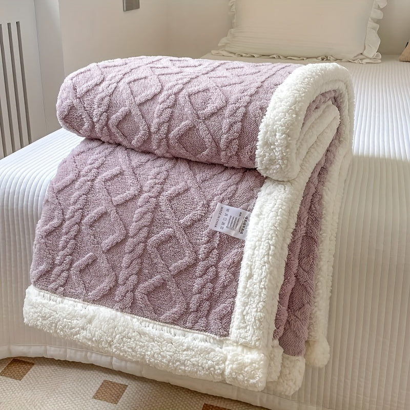 Cozy Soft Plush Throw Blanket for Home Decor
