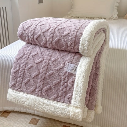 Cozy Soft Plush Throw Blanket for Home Decor