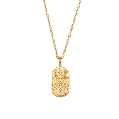 Delicate Astrology Symbol Pendant Necklace
