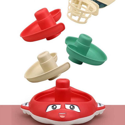 Colorful Spinning Stacking Toy with Rolling Balls