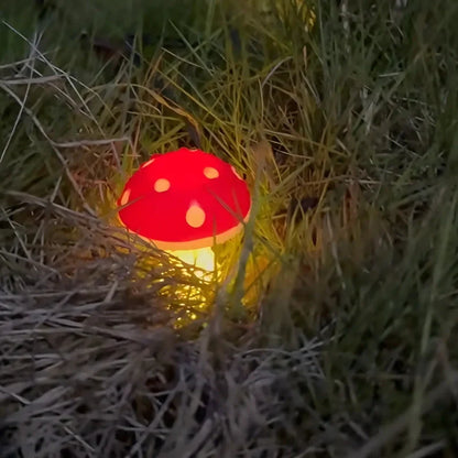 Solar Powered Mushroom Yard Lights