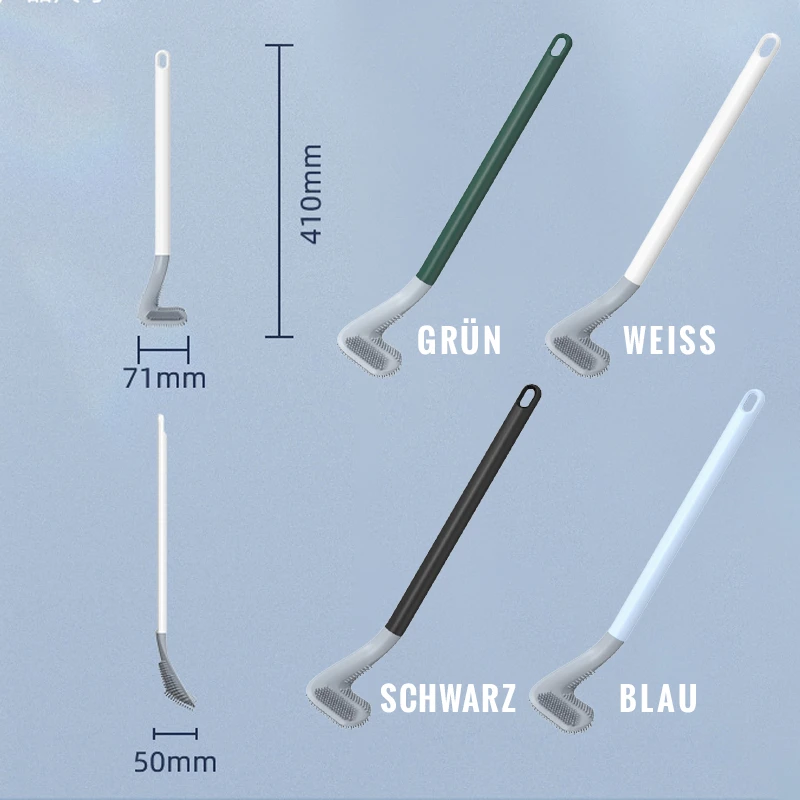Extended Reach Toilet Brush Cleaner