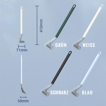 Extended Reach Toilet Brush Cleaner