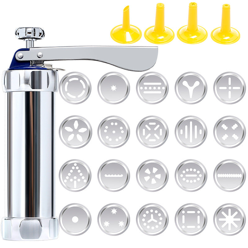 Deluxe Cookie Maker Kit with 20 Discs & 4 Tips