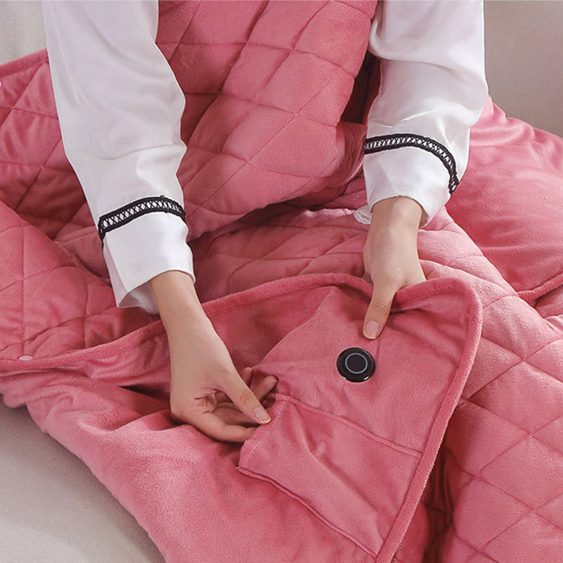 SoftHeat Portable Electric Throw Blanket