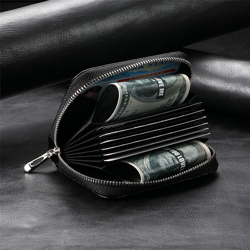 Smart RFID Blocking Leather Wallet