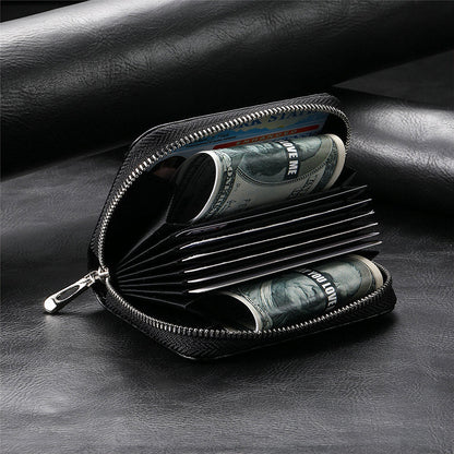 Smart RFID Blocking Leather Wallet