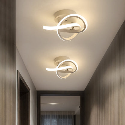 Modern Black LED Ceiling Lamp