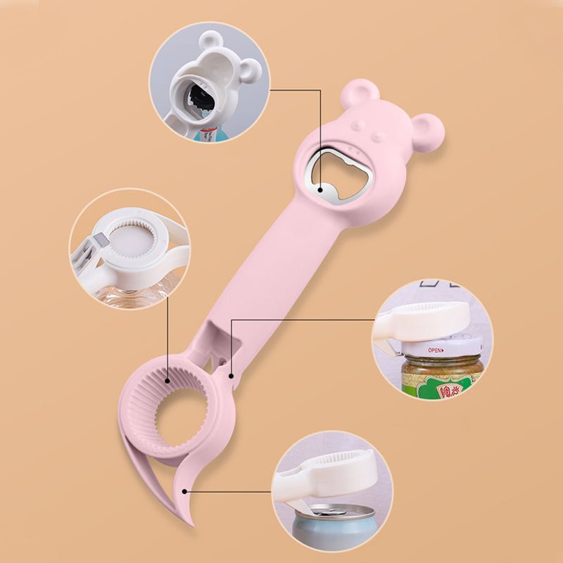 Multifunctional 4-in-1 Bar Bottle Opener