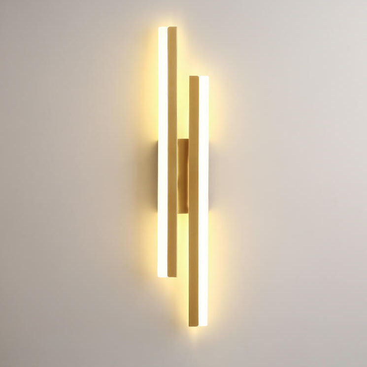 Slim LED Wall Light | Modern Iron Fixture | Adjustable Brightness