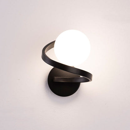 Elegant Metal Arc Wall Lamp