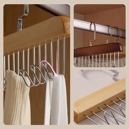 Sturdy Closet Organizer with Multiple Hooks