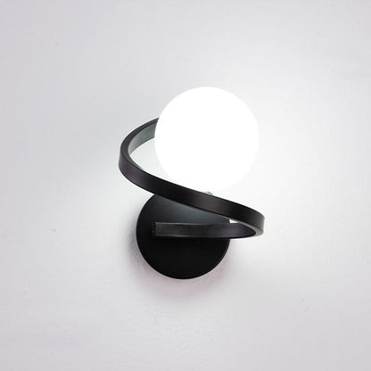 Elegant Metal Arc Wall Lamp