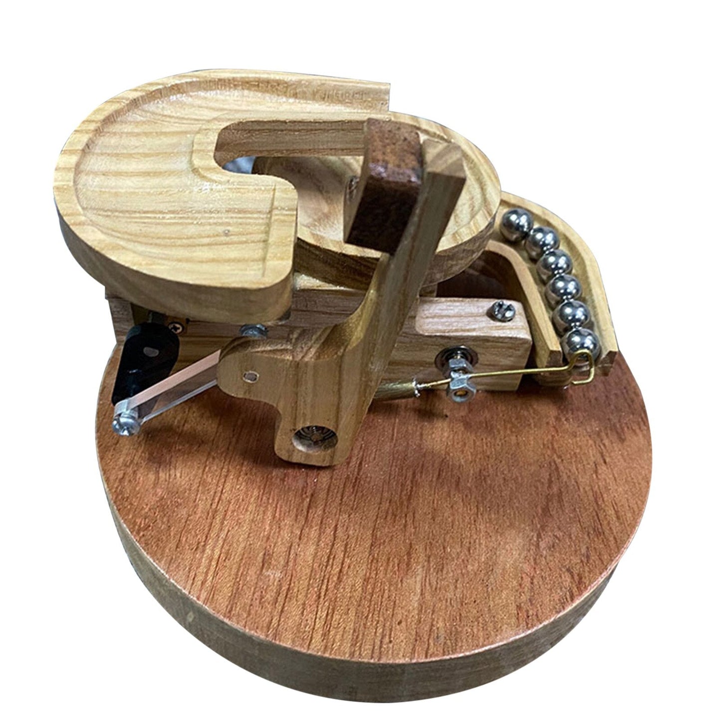 Kinetic Wood Marble Run Toy