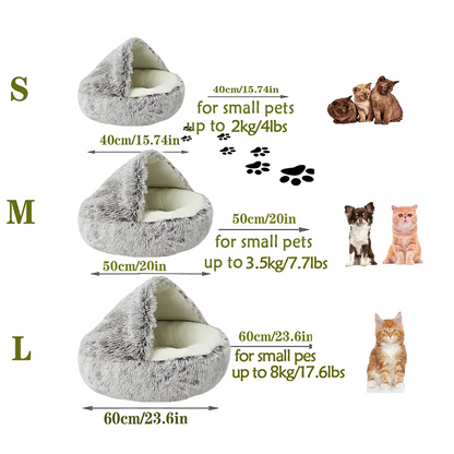 Cozy Pet Bed for Calming Sleep