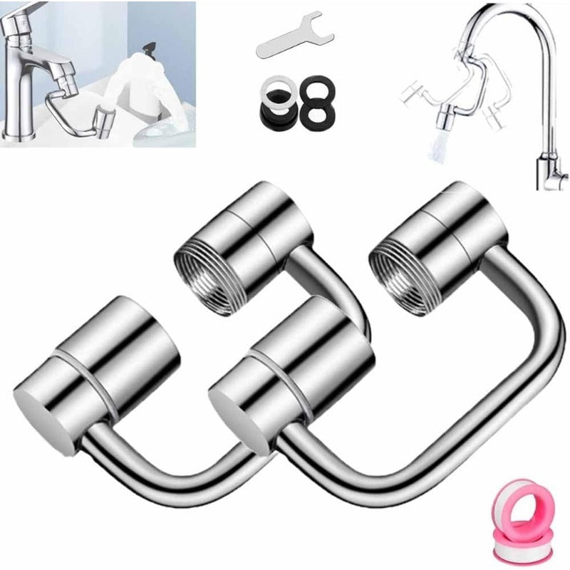 Flexible 360° Rotating Sink Faucet Extender