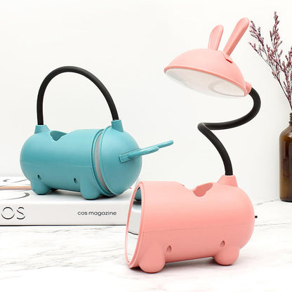 Colorful Rabbit USB Desk Light with Pen Holder