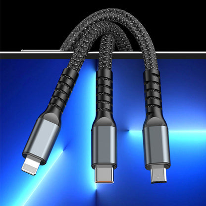 Quick Charge 3-in-1 USB Data Cable