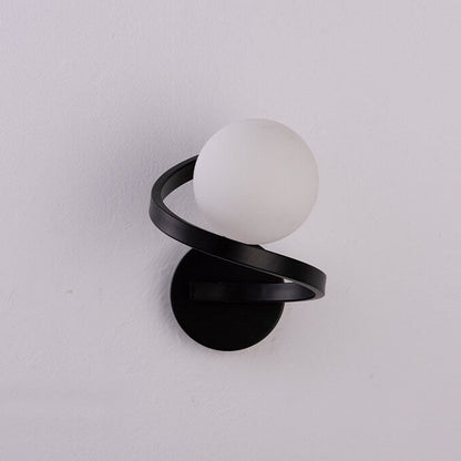 Elegant Metal Arc Wall Lamp