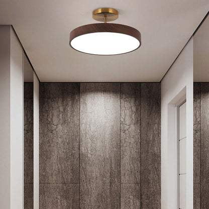 Asian Style Round LED Ceiling Mount Light