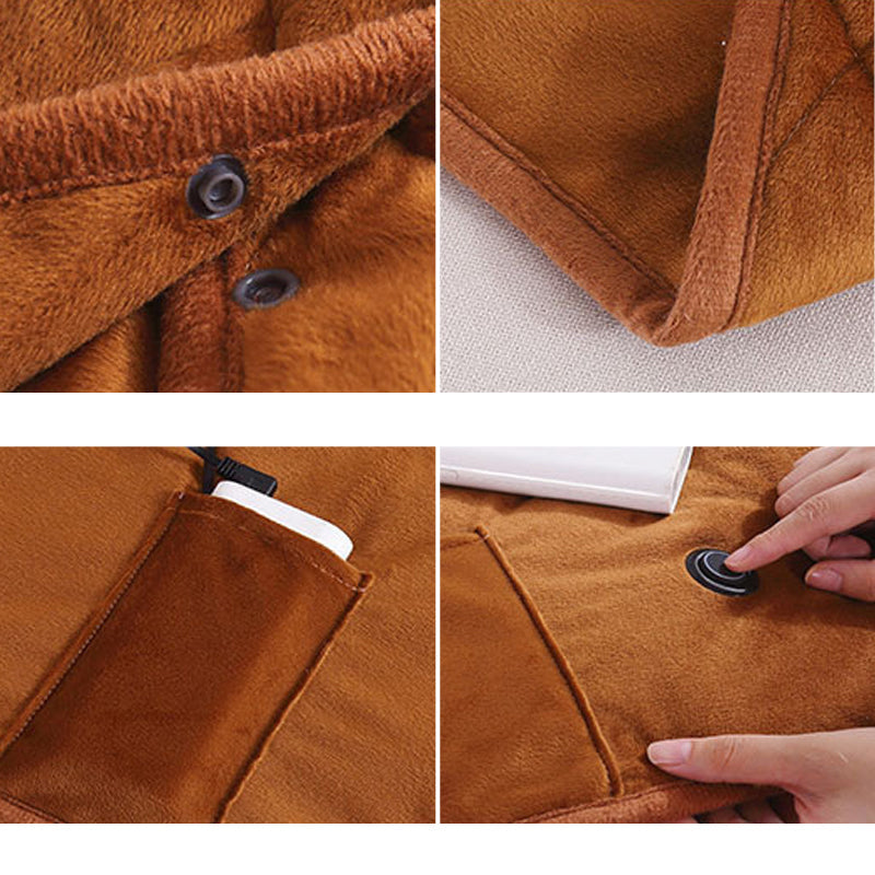 SoftHeat Portable Electric Throw Blanket