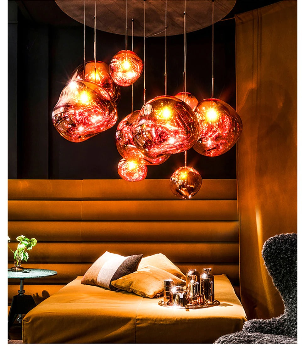 Elegant Glow Pendant - Modern LED Hanging Lamp