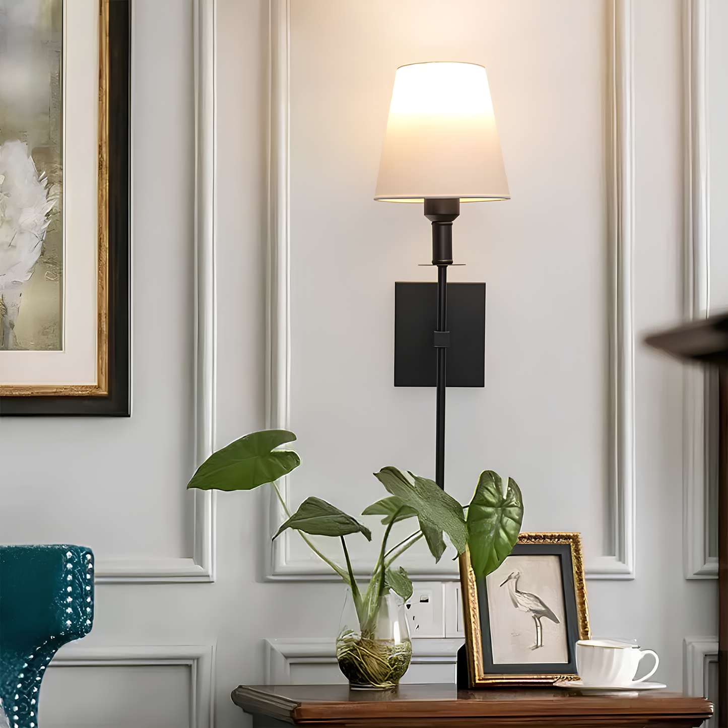 Wireless Rustic LED Wall Lamp